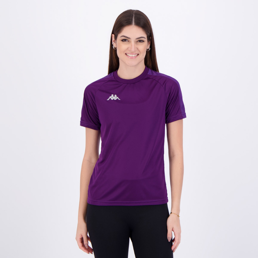 Camiseta Kappa Athens Feminina Roxa