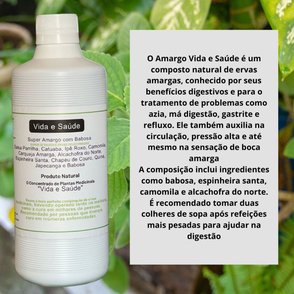 Vida e Saúde Amargo