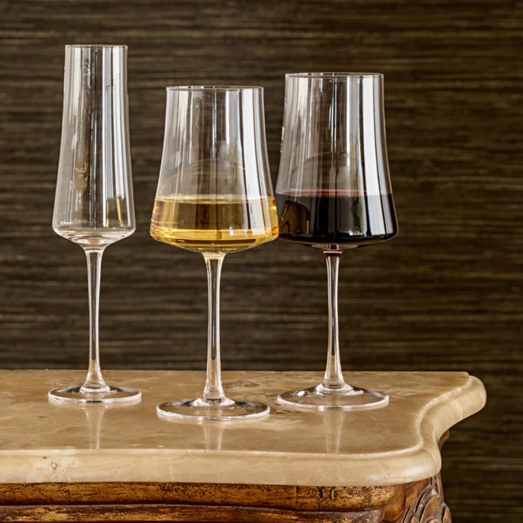 Jogo de Taças Para Vinho Tinto Bohemia Cristal 6 Peças Espumante 460ml