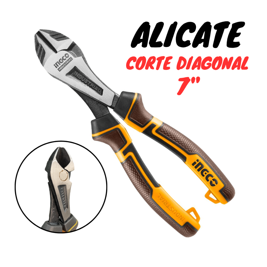 Alicate De Corte Diagonal Alta Performace 7 (HHHDCP28180) - INGCO