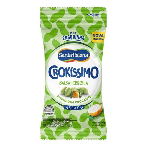 Crokíssimo Amendoim Sabor Salsa E Cebola 90G