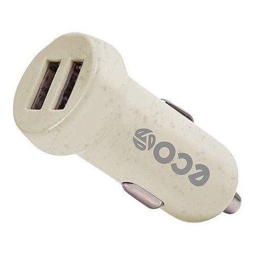 Ecoo Carregador de Carro com Duas Saídas USB, Baixo Consumo e Proteção Extra - Gshield
