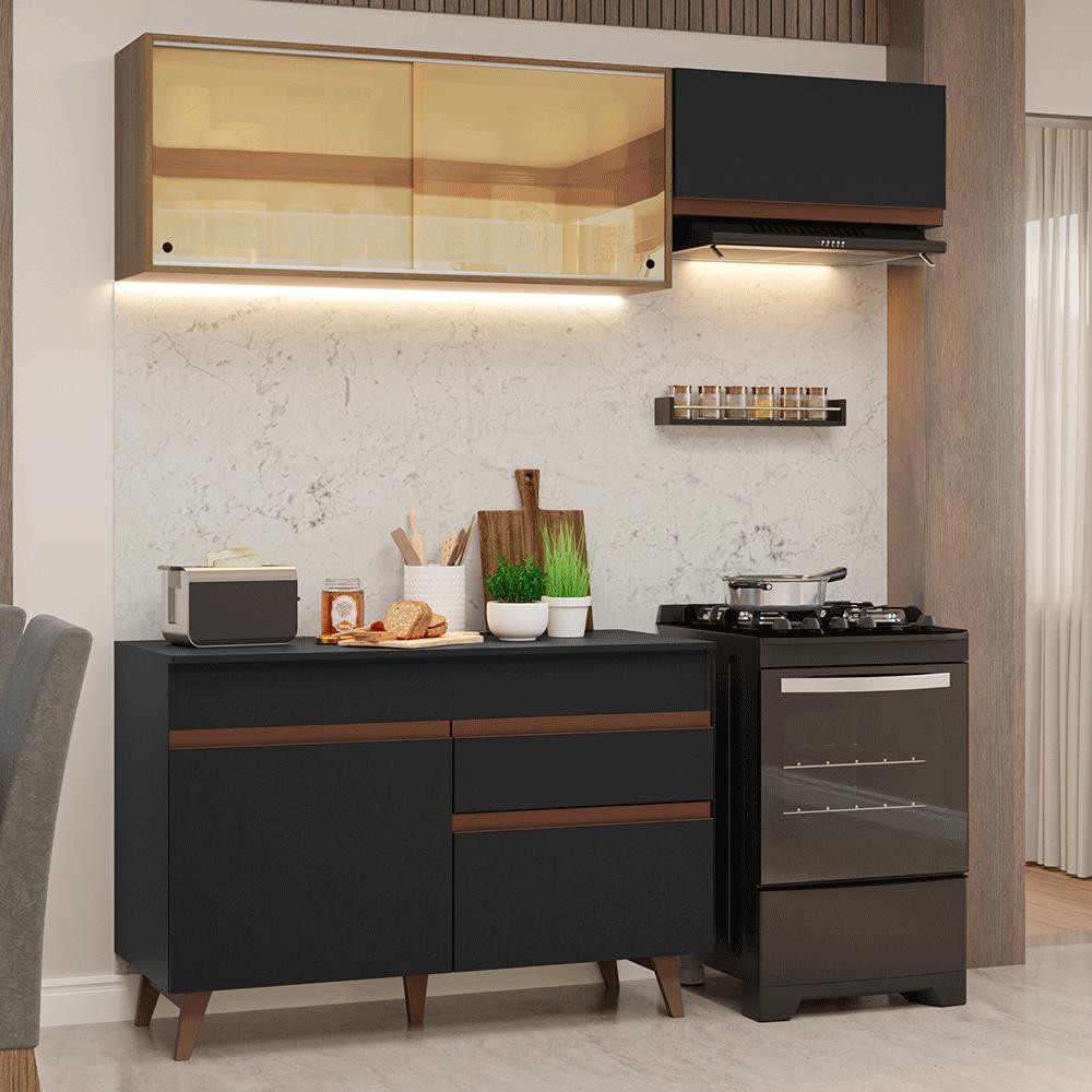 Armário de Cozinha Compacta 190cm Reims Madesa 05