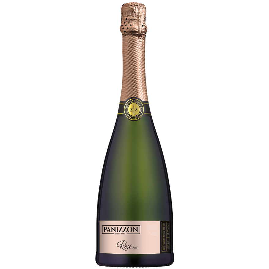 Vinho Espumante Natural Rosé Brut Seco Pazizzon 750 ml