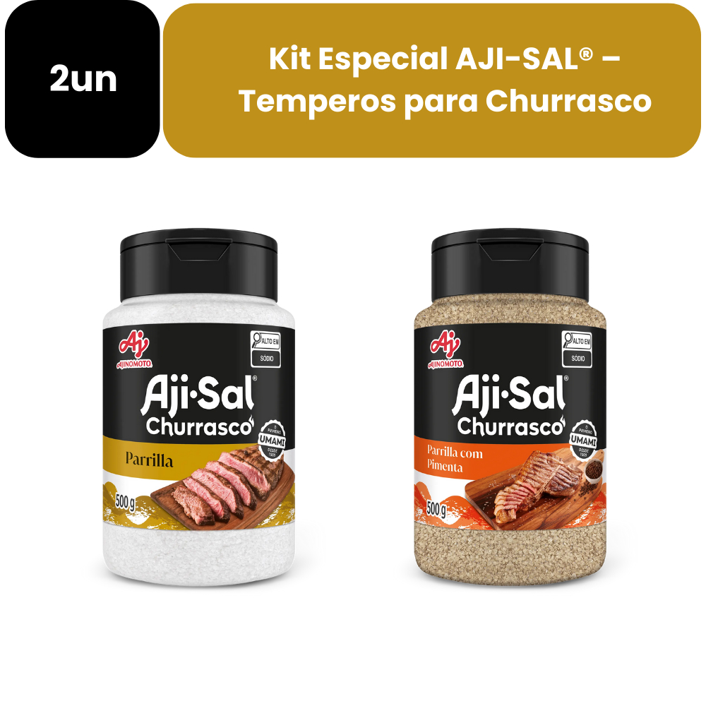 Kit AJI-SAL® – Temperos para Churrasco - 2 unidades