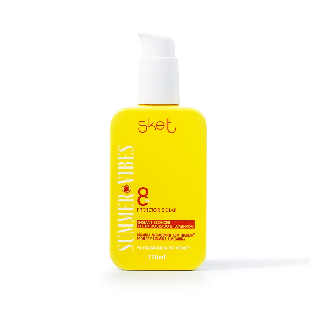 Protetor Solar com Instant Bronzer FPS 8 - Summer Vibes - Skelt