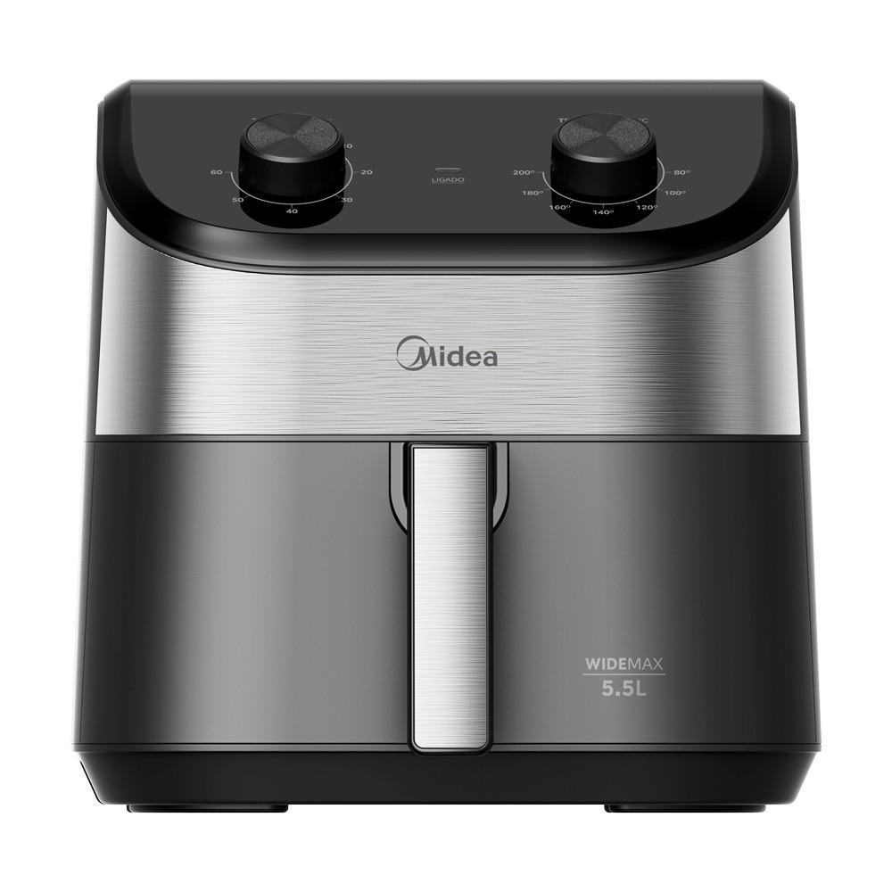 Fritadeira Elétrica Sem Óleo/Air Fryer Midea FWM55P 5,5L Com Timer