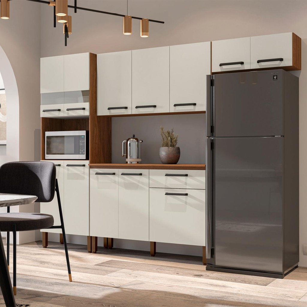 Cozinha Completa Compacta 12 Portas Versalhes Kits Paraná