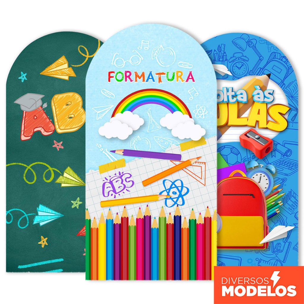 Capa Painel Romano 2x1m Decoração Formatura Infantil Sublimado Em Tecido C/Elástico para Festa