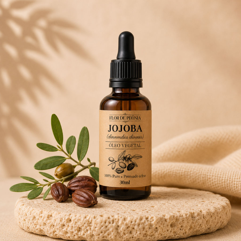 Óleo Vegetal de Jojoba 30ml 100% puro | Controle de oleosidade, Nutrição e Brilho