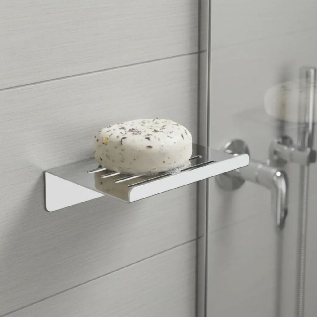 Saboneteira Em Aço Inoxidável Para Banheiro Suporte Sabonete Para Parede Grego Metal