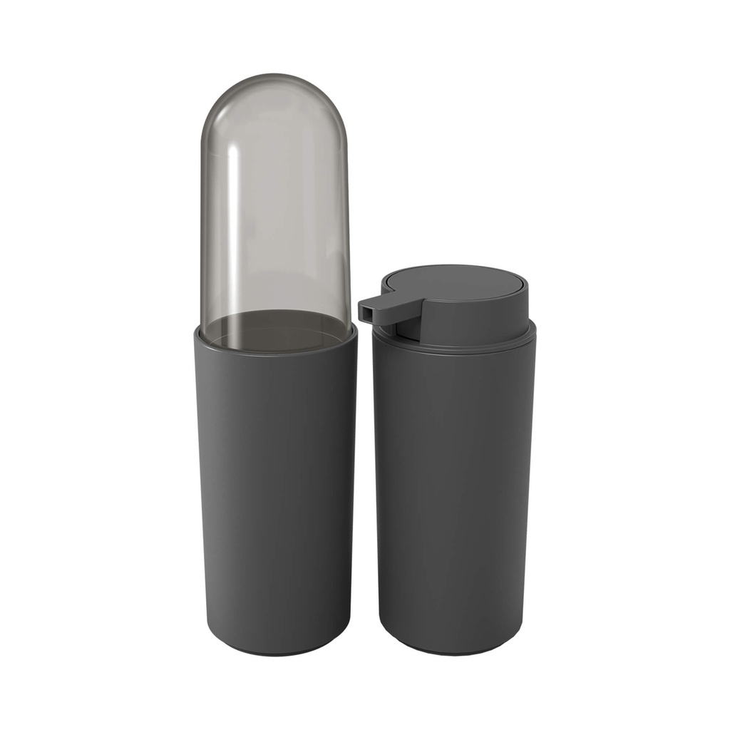 Conjunto para Banheiro 2 Peças - Saboneteira e Porta Escova de Dentes - Coza Serene