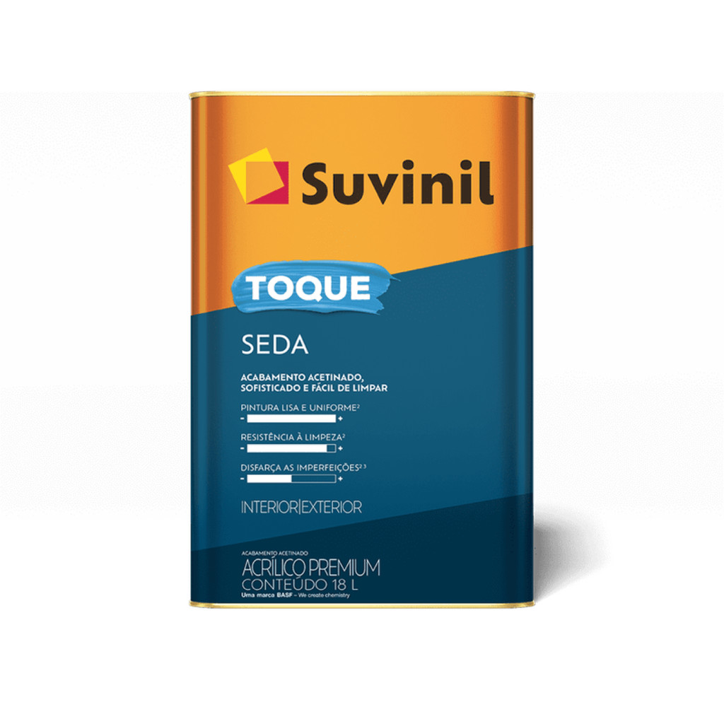 TINTA TOQUE SEDA BRANCO 18L ACETINADO SUVINIL