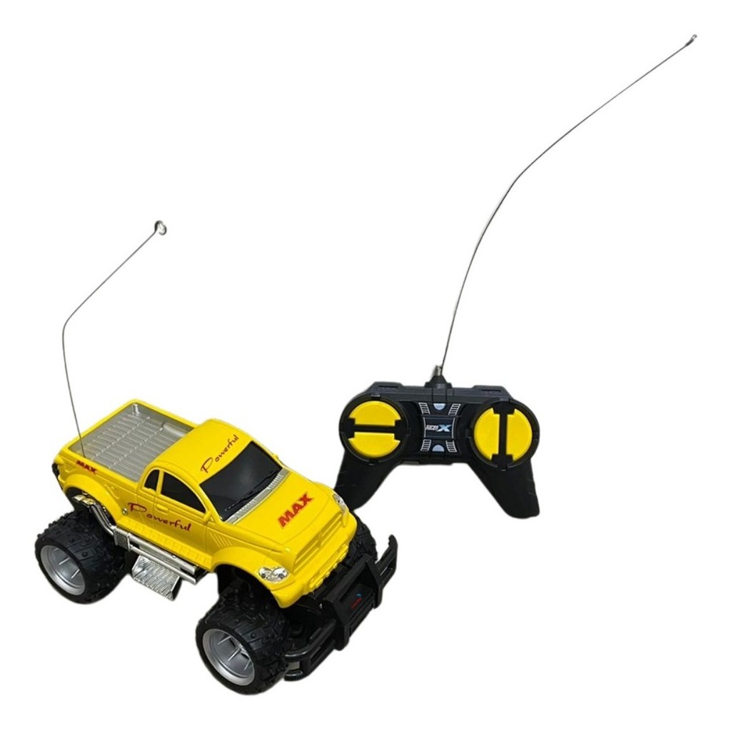 CARRINHO PICK UP CONTROLE REMOTO CAMIONETE AMARELO 1:24 - BW154AM