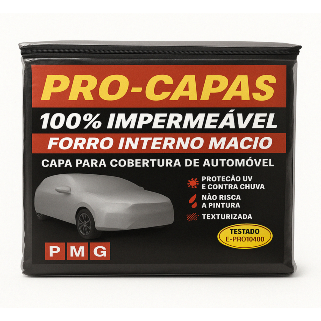 Capa Cobrir Carro Proteger Sol E Chuva Lona Grossa Forrada Impermeável