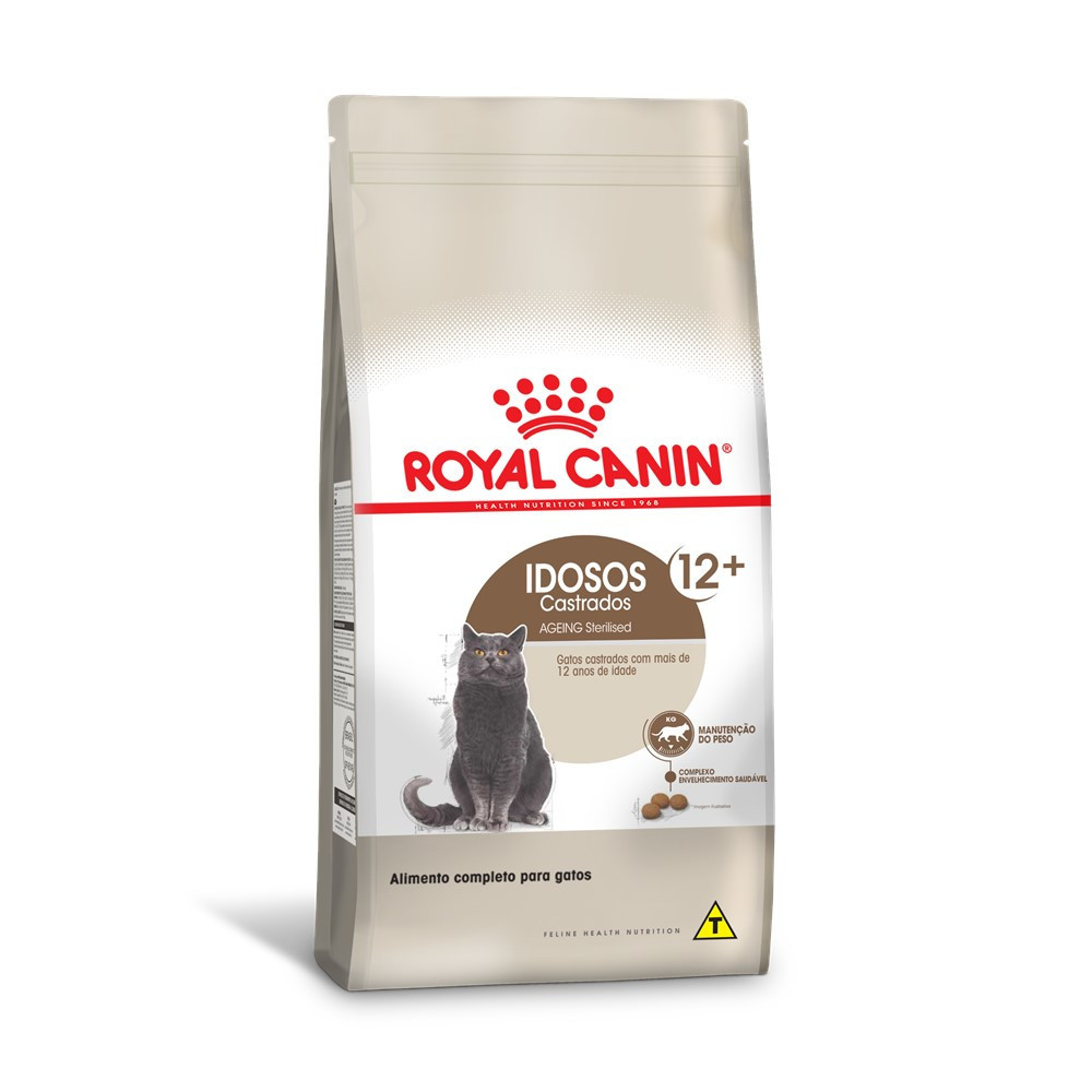 Ração Seca para Gatos Adultos Castrados Acima de 12 Anos 1,5Kg Royal Canin
