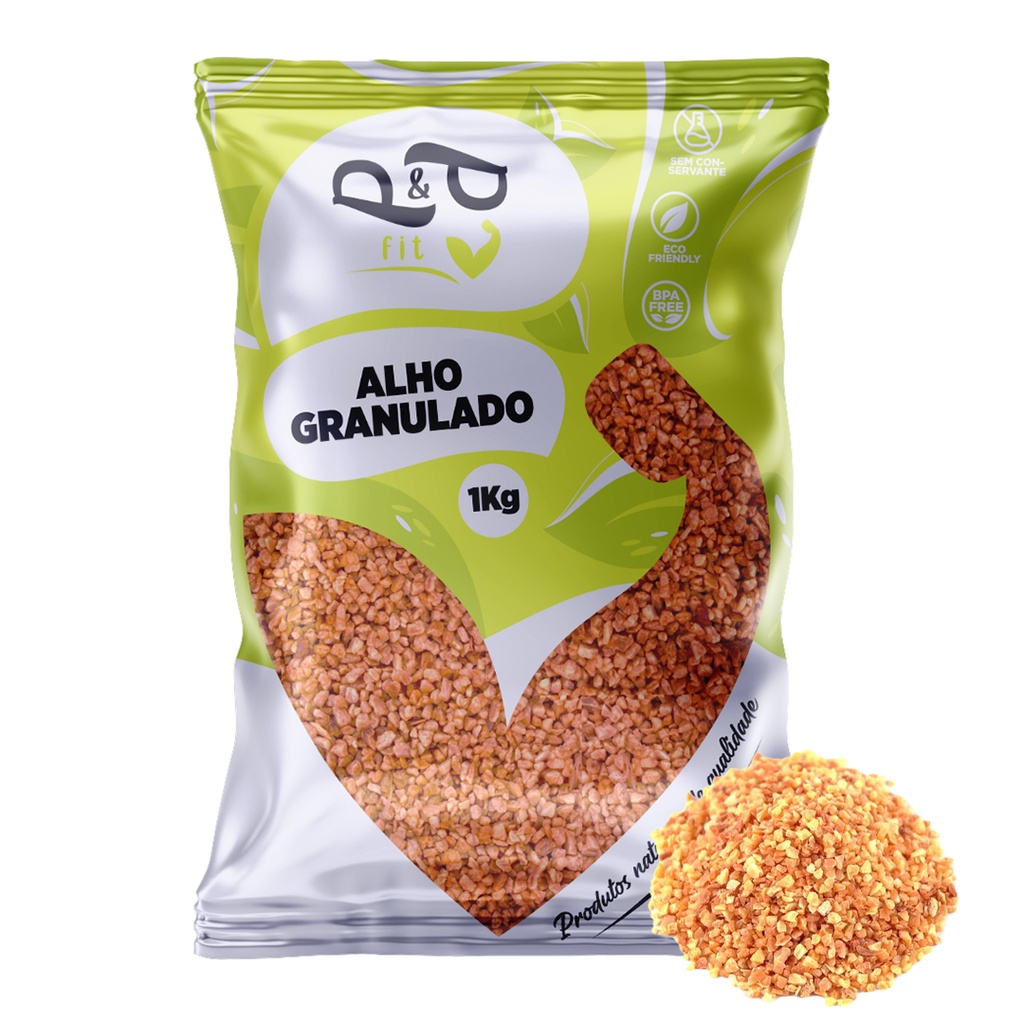 Alho Granulado - 1Kg - P&P