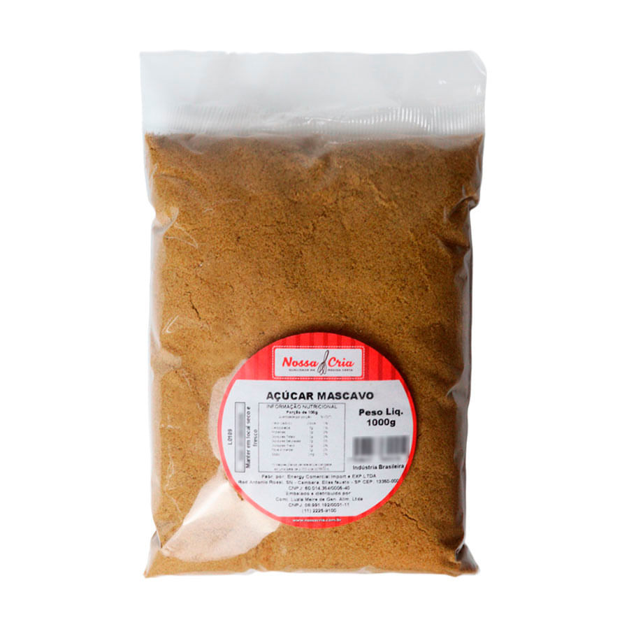 Açúcar Mascavo Nossa Cria 1Kg