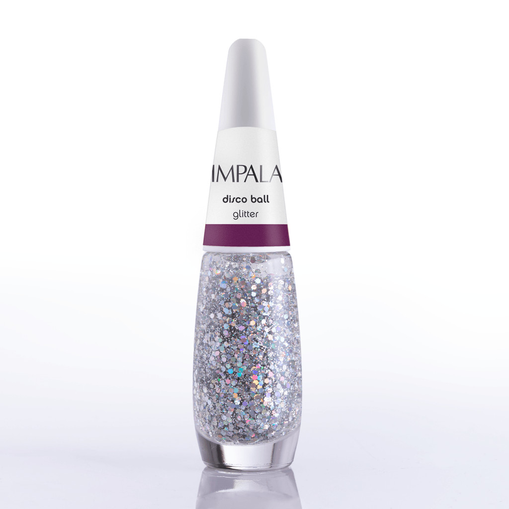 Esmalte Impala Glitter A Cor da Sua Moda Disco Ball