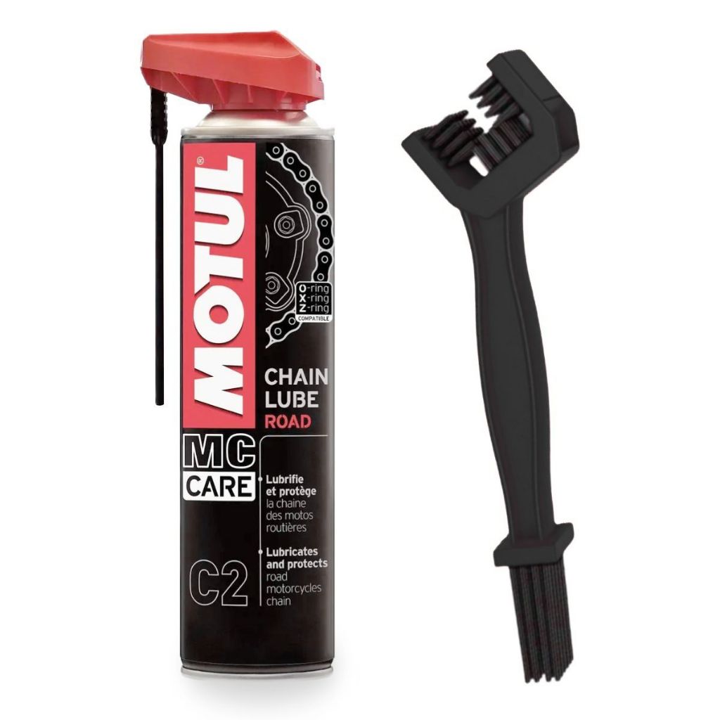 Lubrificante de Corrente Motul C2 400ml + Escova de Limpeza
