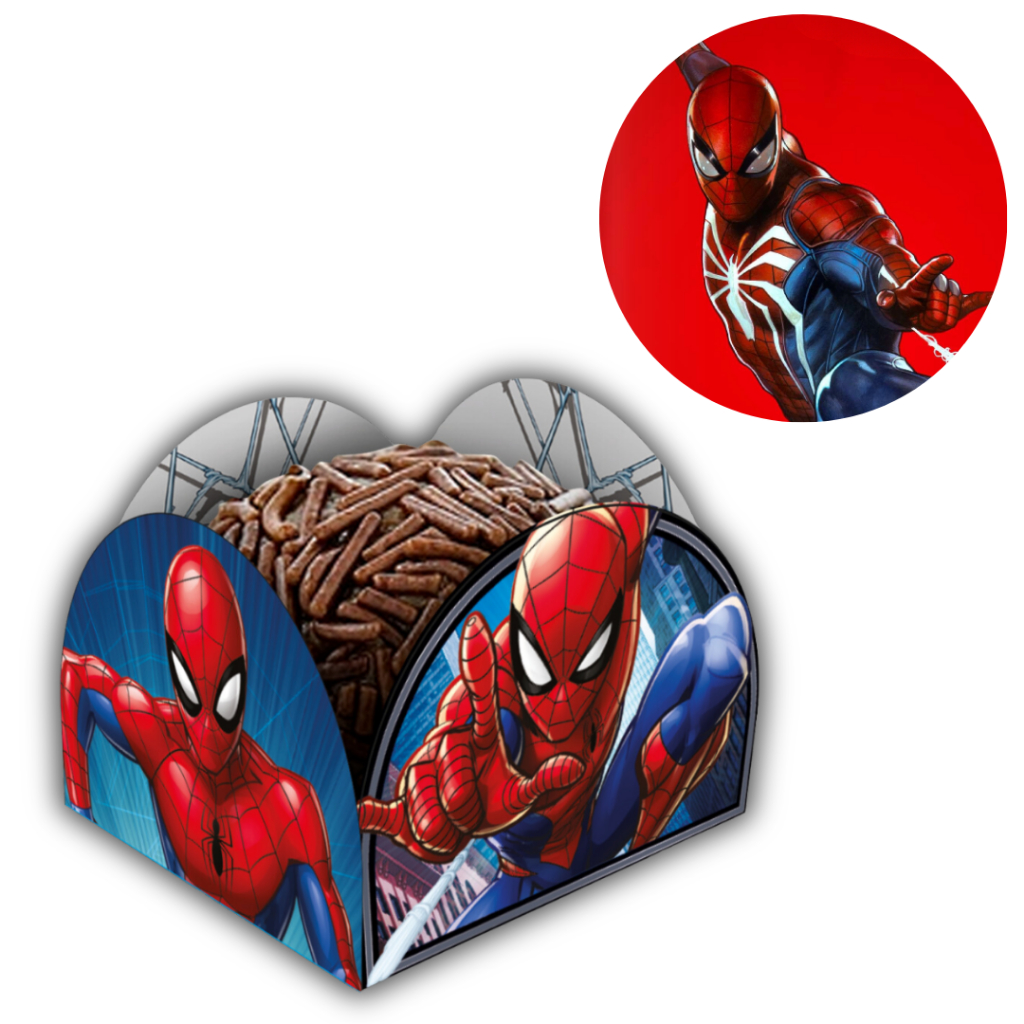 50~250 PORTA FORMINHA SPIDER MAN HOMEM ARANHA  Regina