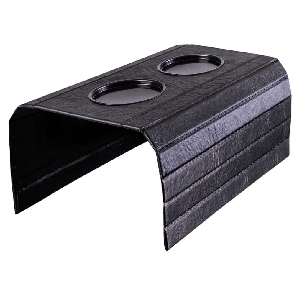 Esteira Bandeja Porta Copos Para Braço Sofa Corino Luxo