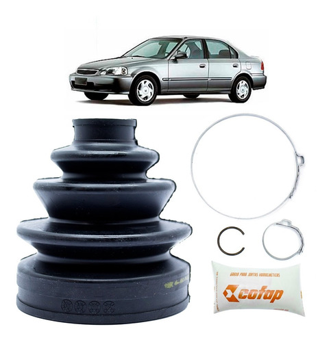 Coifa Honda Civic 1.6 97/2000              Lado Roda