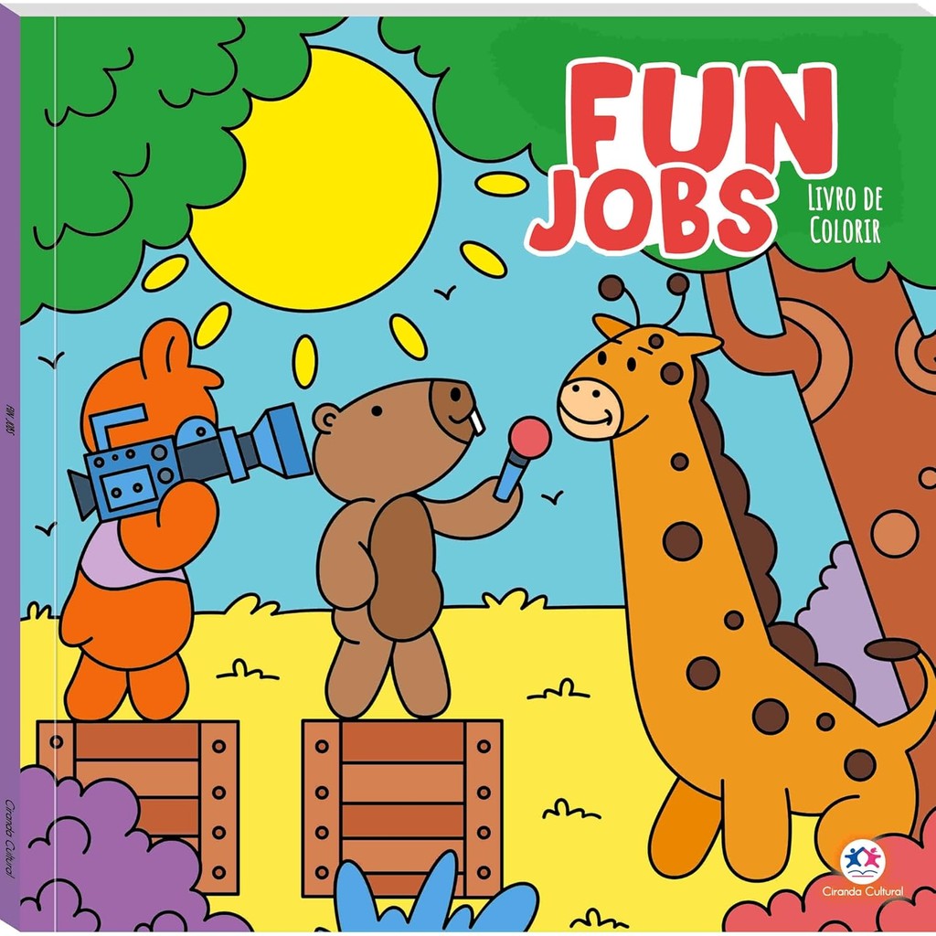 Fun Jobs | Livro de Colorir