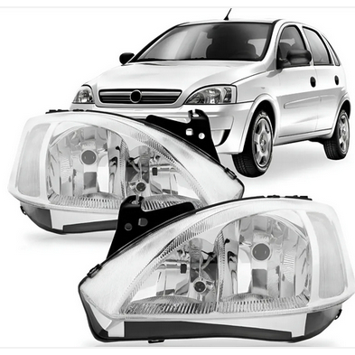 farol principal corsa 2004 2005 2006 2007 com pisca araiado