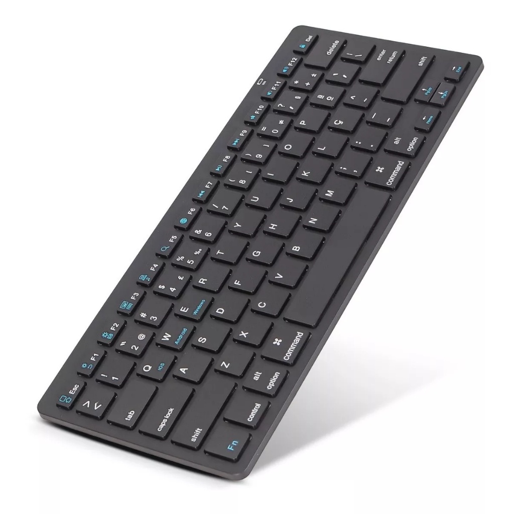 Teclado Bluetooth Pc Tablet Celular Notebook sem Fio Macio