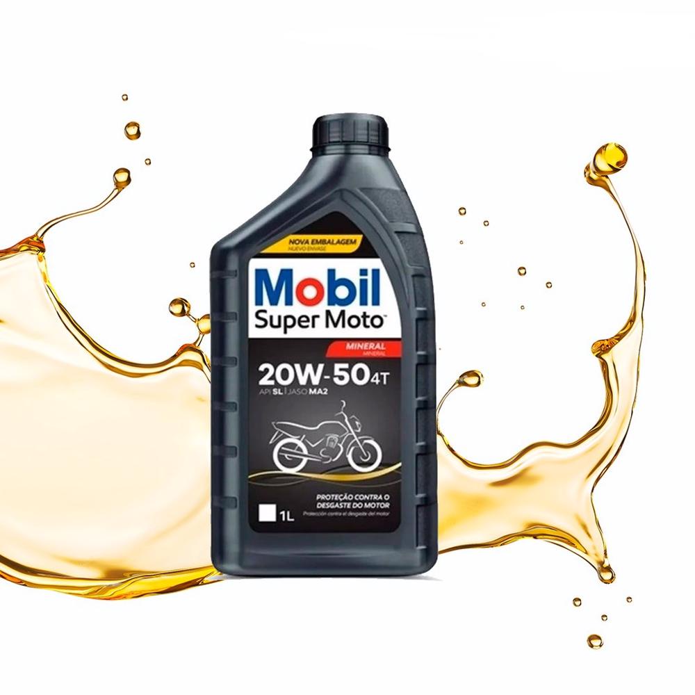 OLEO MOBIL 4T 20W50 MINERAL LITRO