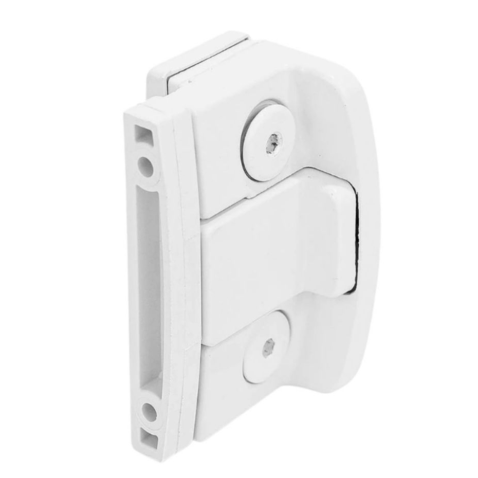 Fechadura Bate Fecha Para Janela De Vidro 1571p ou 1571m - Branco