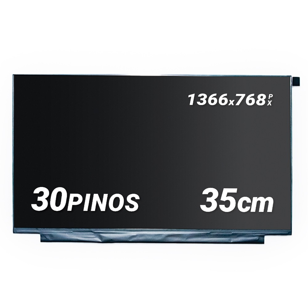 Tela 15.6 LED Slim Para Notebook Lenovo Ideapad 15IML05 1366 x 768 (HD)