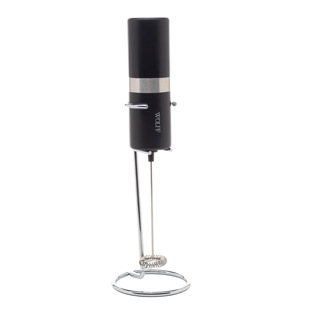 Mixer para Bebidas de Aço Inox e Plástico com Suporte - Wolff
