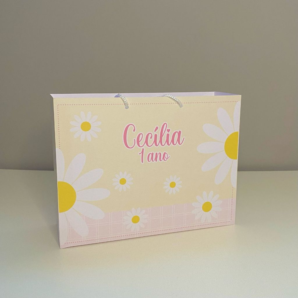 Sacolinha Personalizada Margarida - Pegue e Monte