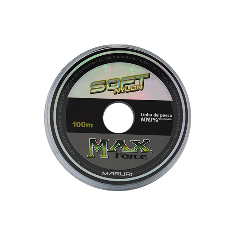 Linha Max Force Soft Branco 100M 0.33mm - Maruri