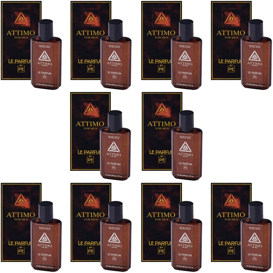 Kit Com 10 Perfumes Attimo Le Parfum Paris Elysees 100ml