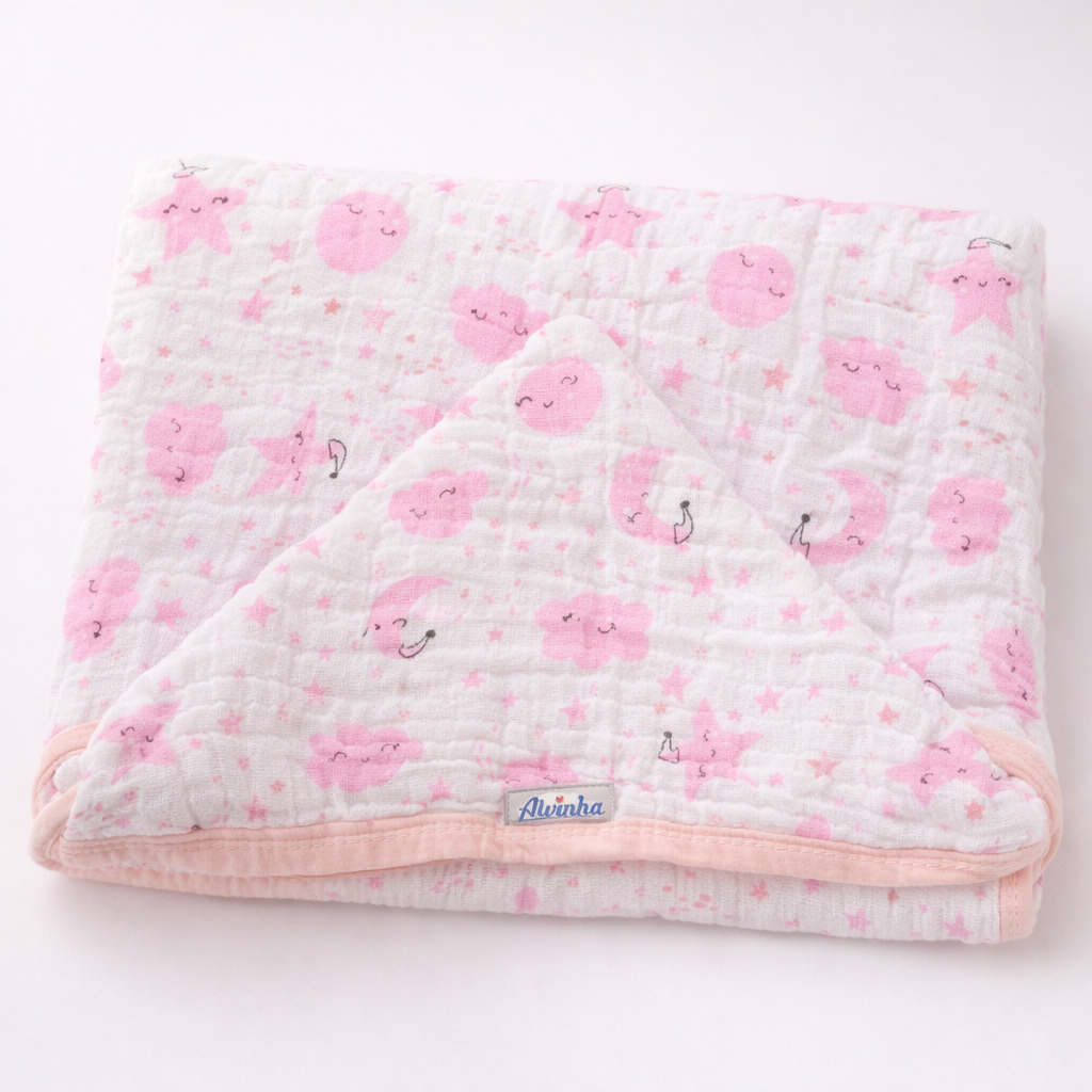 Toalhão de Banho Bebê com Capuz 120x85cm 100% Algodão Envio Imediato