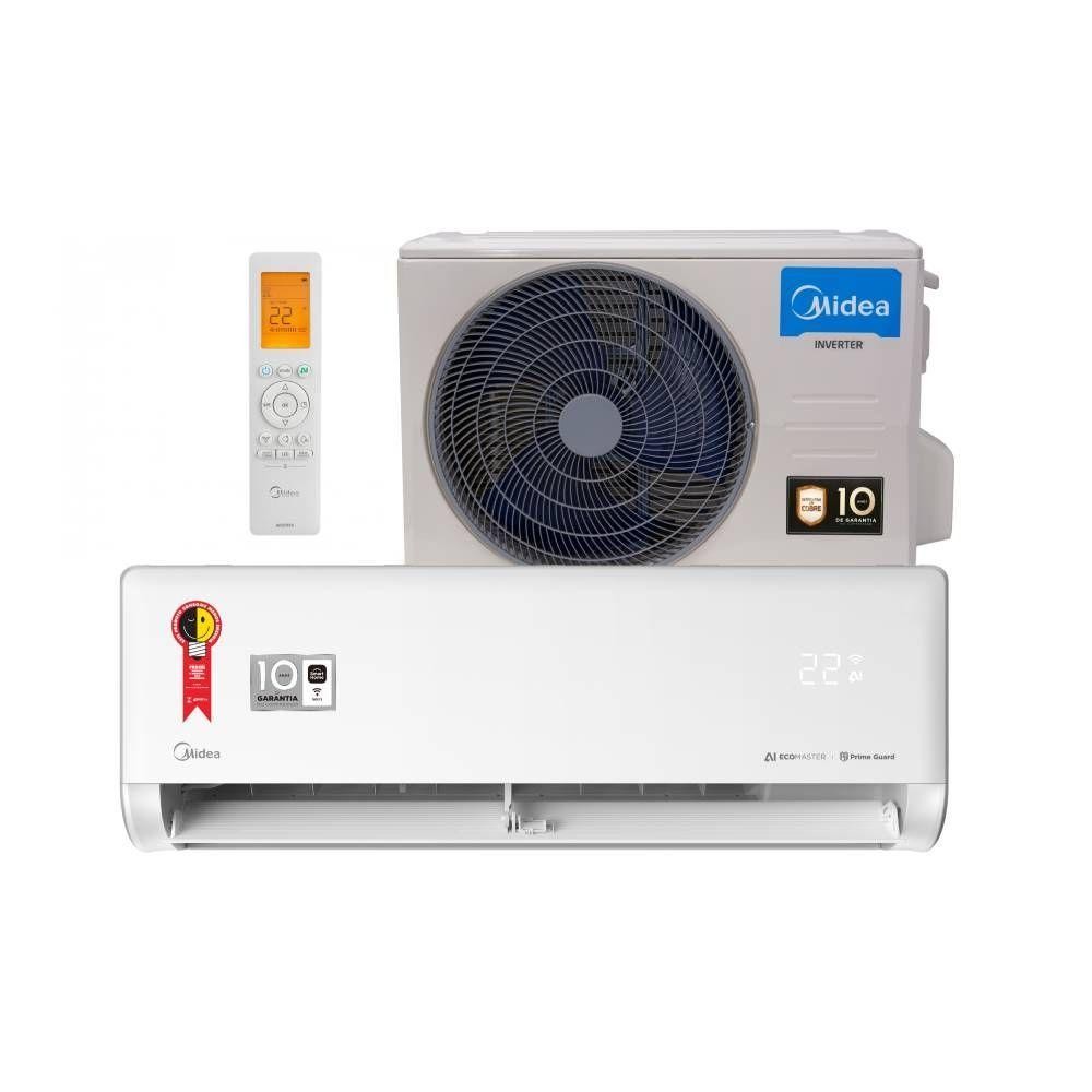 Ar Condicionado Split Inverter Midea AI Ecomaster 9000 BTUs Quente e Frio 220V 38EZVQA09M5
