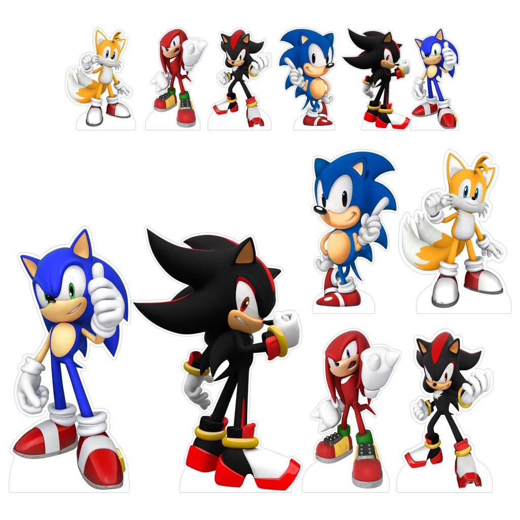 Kit Display Decorativo Sonic O Ouriço Festa DK