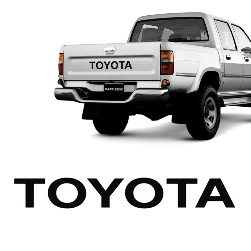 Faixa Toyota Hilux 1999 Ate 2005 Adesivo/emblema Traseiro