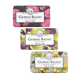Sabonete Giorno Bagno 180g - kit 3 Unidades (9879), (8148), (8155).