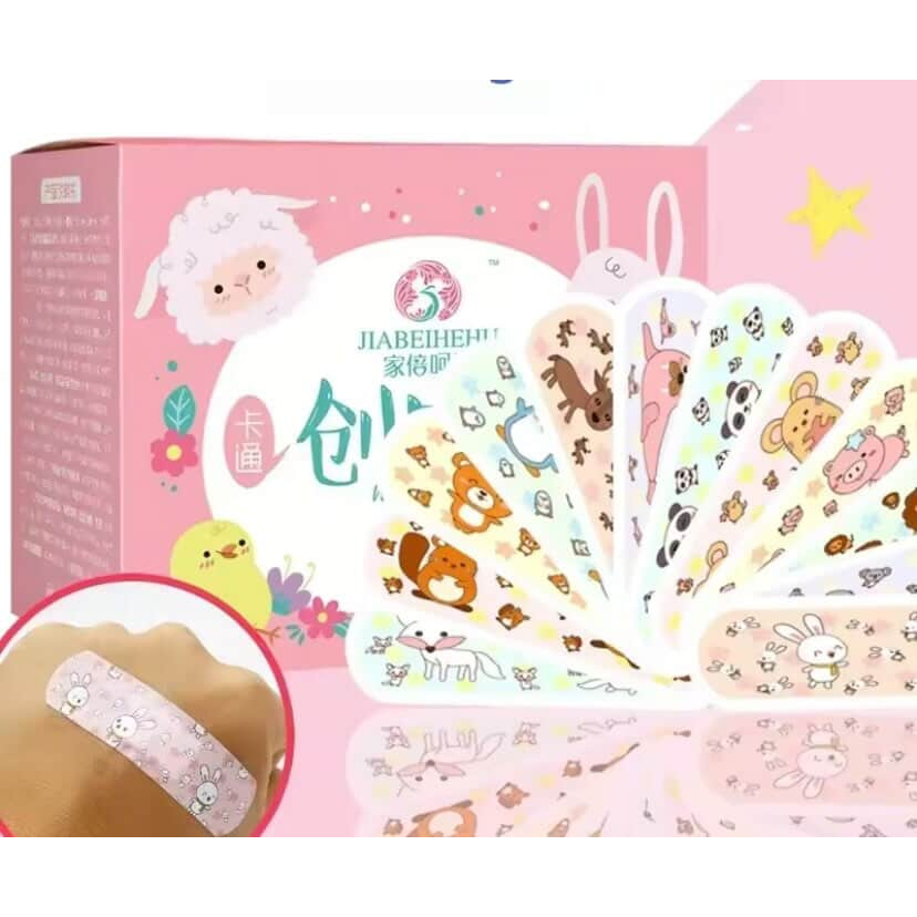 10/20/30PCS Caixa Curativo Fofinhos Band Aid Infantil Desenhos Animados  Animal Kit Emergência