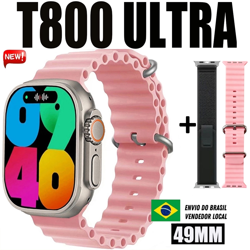 2026 T800Ultra Smartwatch S20 Ultra MAX 2.19’NFC Calculadora Masculino Feminino Relógio Inteligente