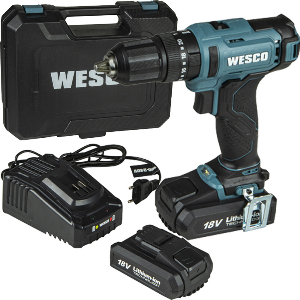 Furadeira Parafusadeira de Impacto 18V 13mm WS2390K2 Wesco