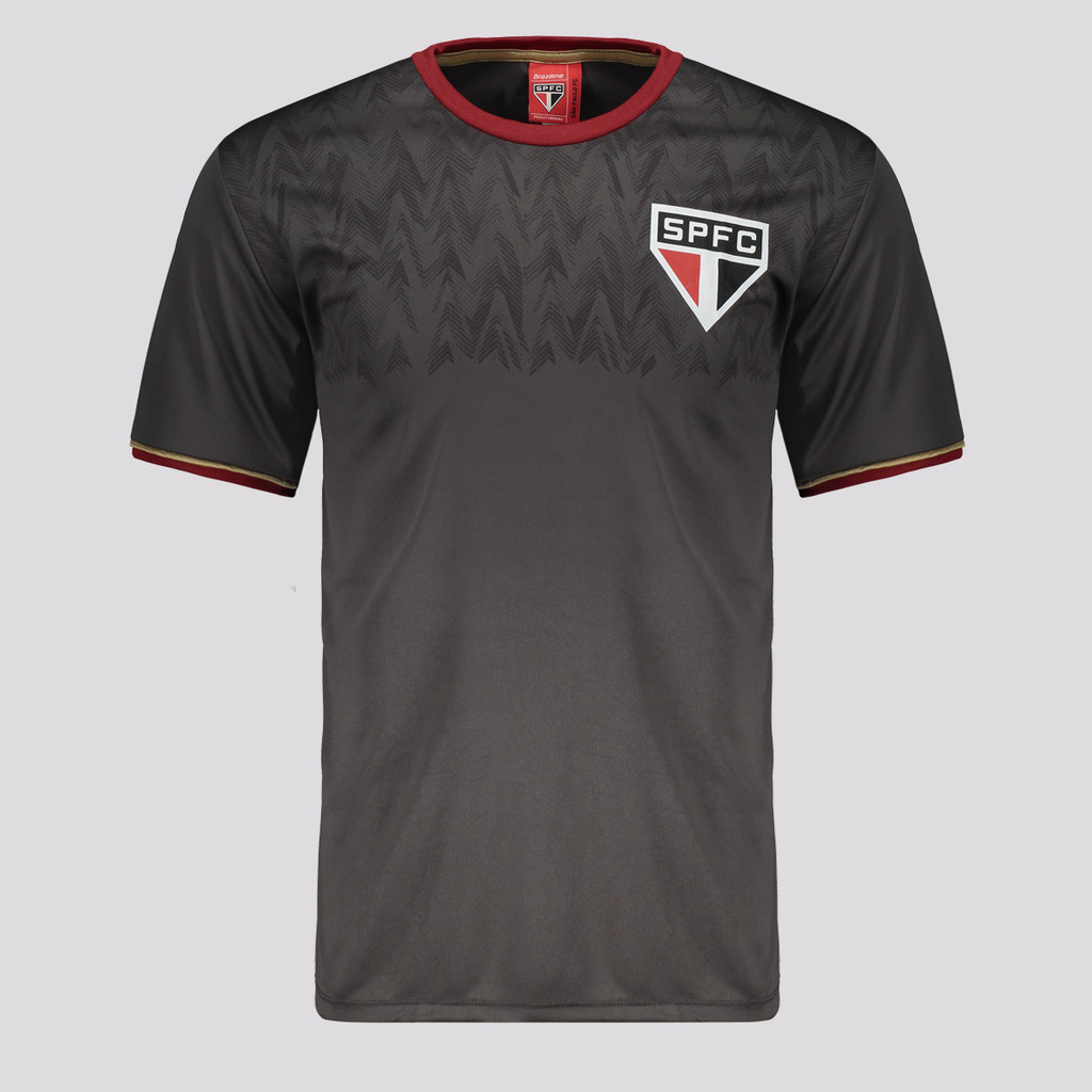 Camisa São Paulo Mistura Cinza Escuro