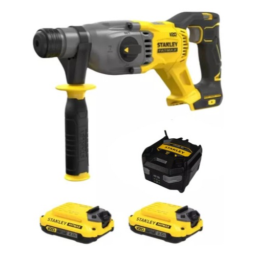 Martelete Sbh900 Stanley 20v Com 2 Bateria 2ah E Carregador