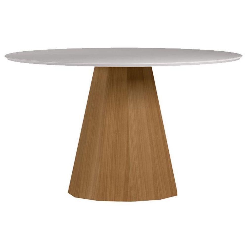 Mesa De Jantar 135x135 Cm Isis Com Vidro Ype Off White – New Ceval
