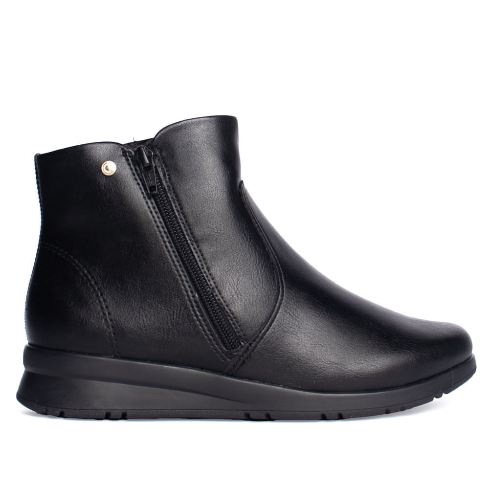 Bota Feminina Comfortflex Napa Preto