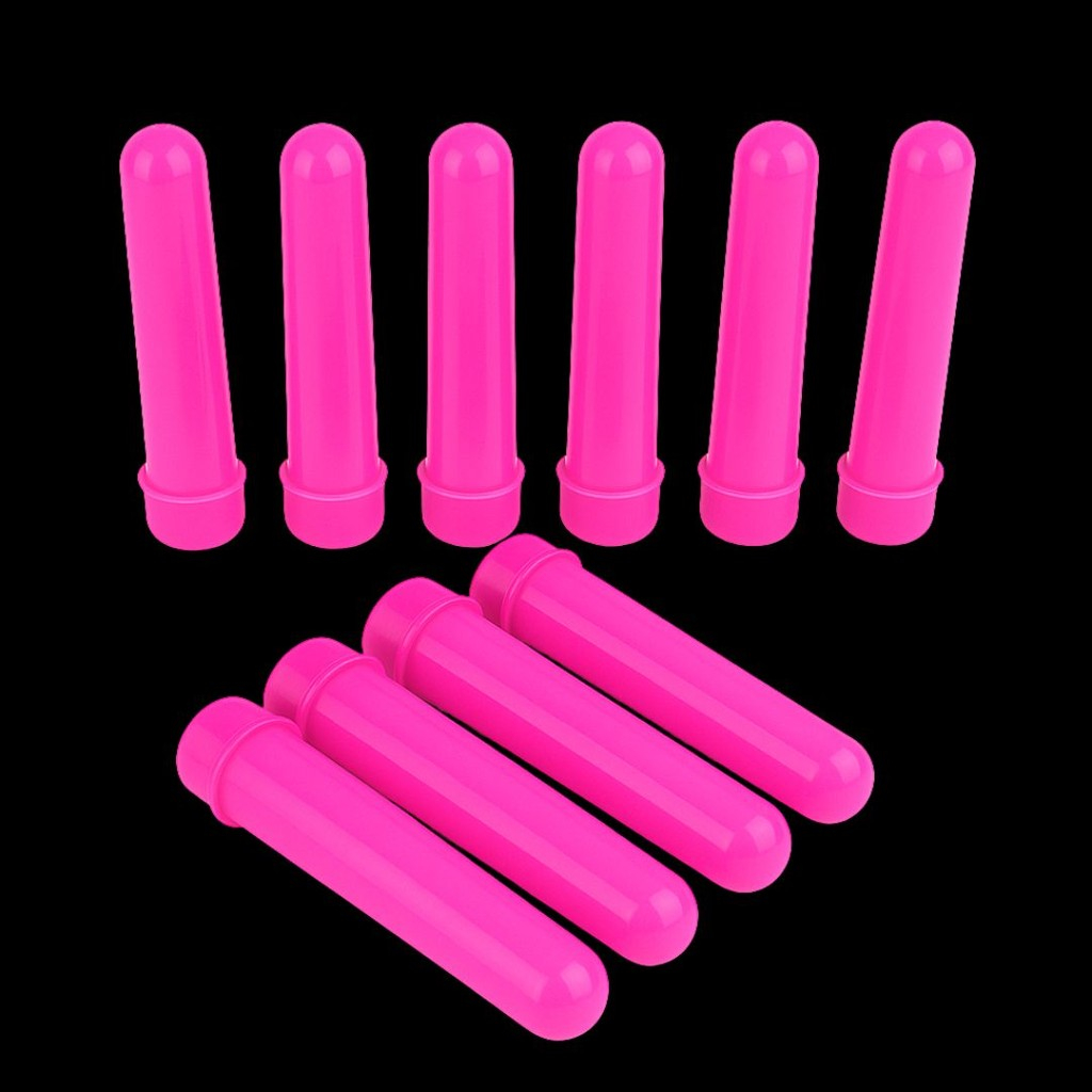 10~50 TUBETE ACRÍLICO LEMBRANCINHAS 13CM ROSA NEON (CHOCO)